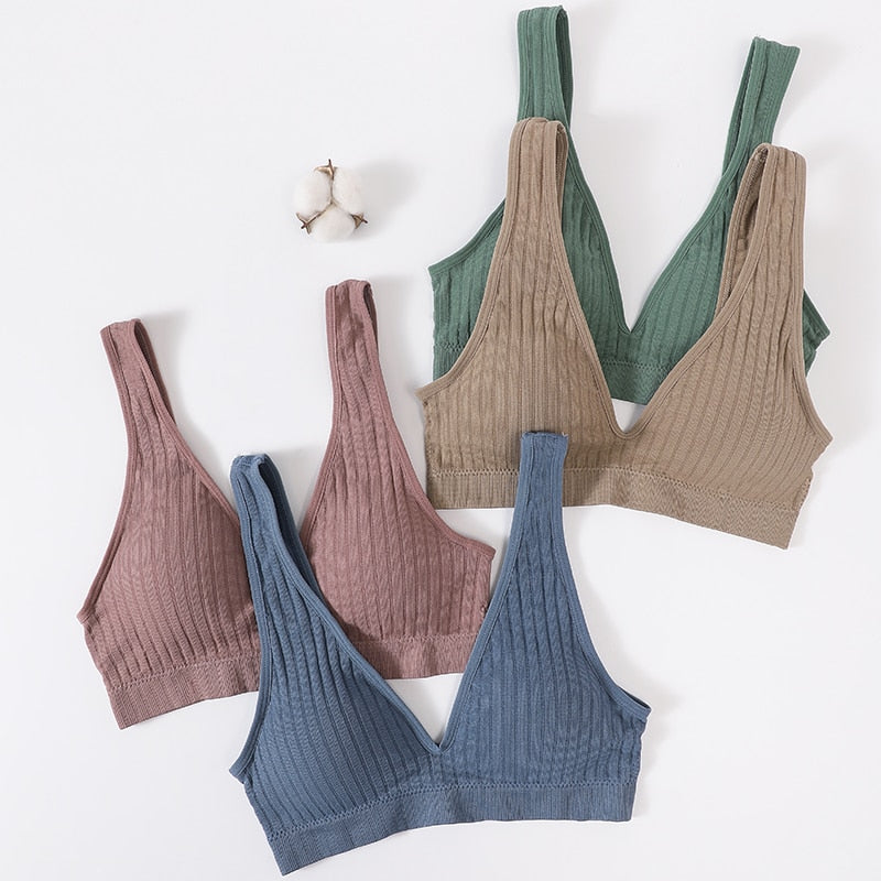 Plunge Neck Comfshape Bralette