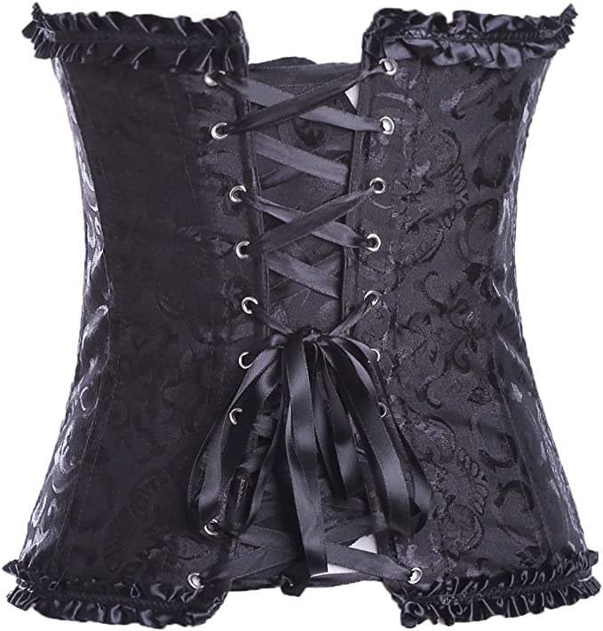 Zip Lace Waist Training Corset