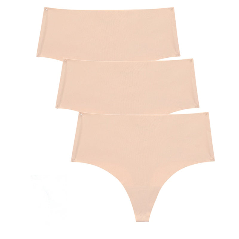 Essentials High Rise Seamless Thongs