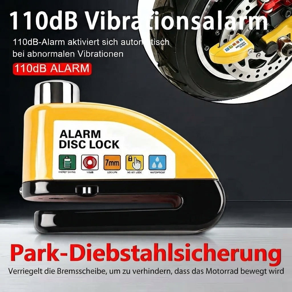 Perfect Guard – Bremsscheibenschloss mit Alarm