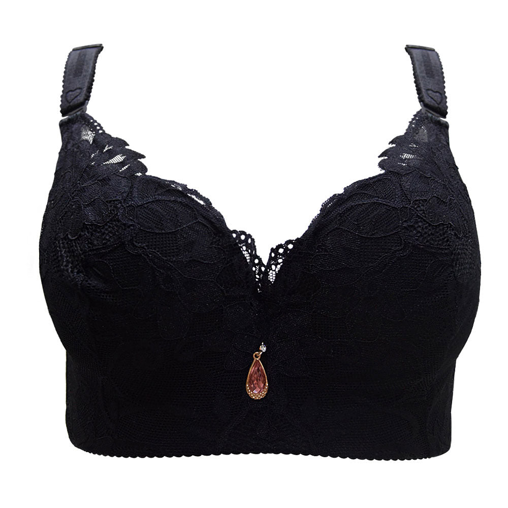 Push Up Lace Plus Size Bra