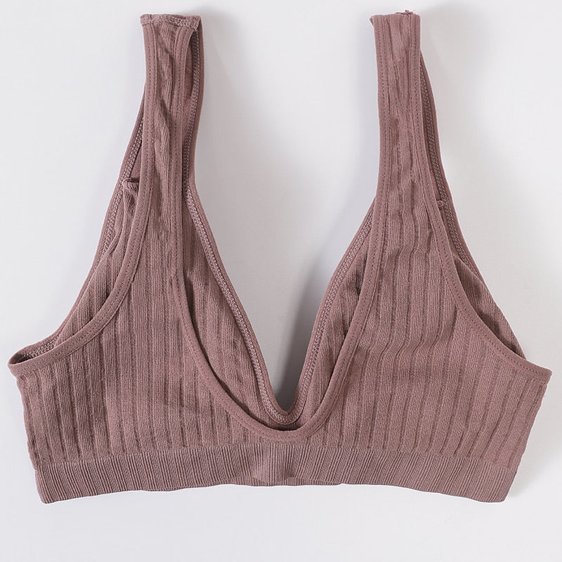 Plunge Neck Comfshape Bralette