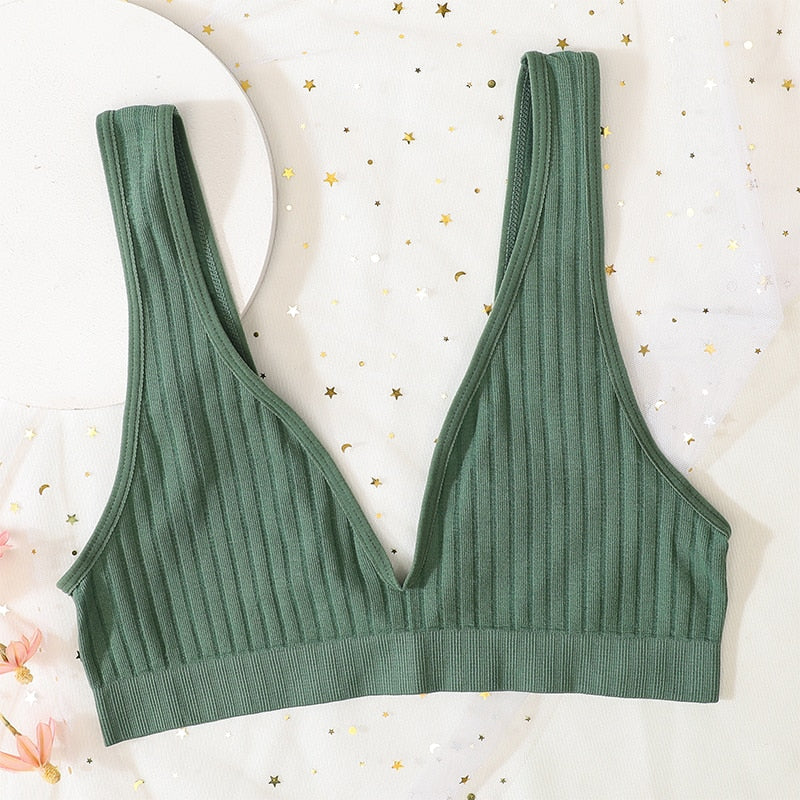Plunge Neck Comfshape Bralette