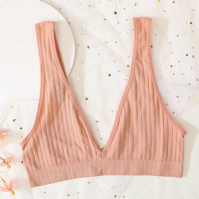 Plunge Neck Comfshape Bralette