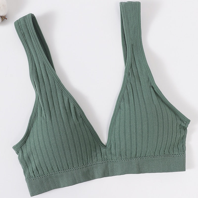 Plunge Neck Comfshape Bralette