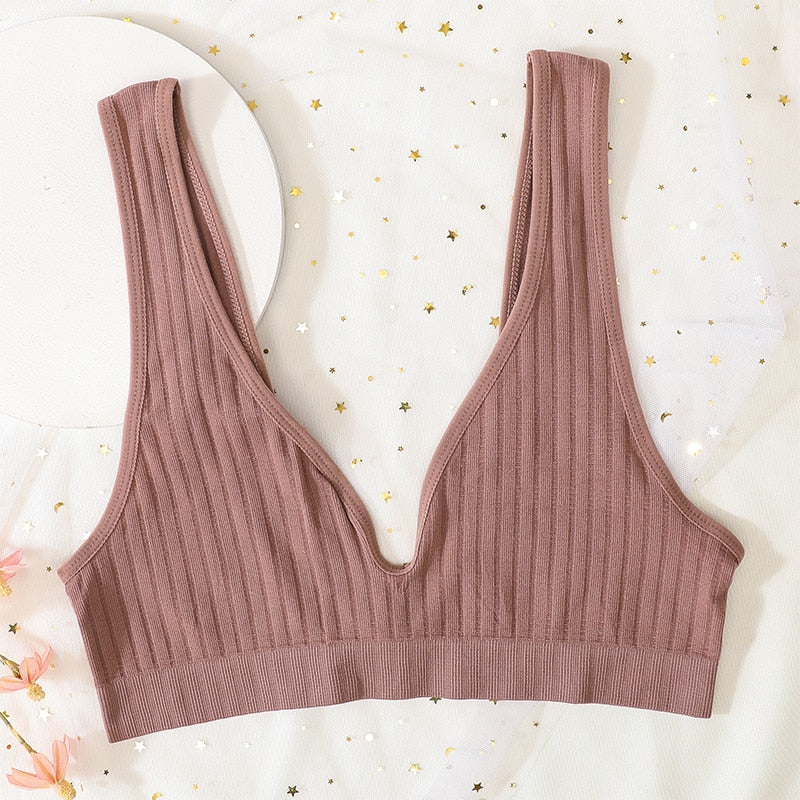 Plunge Neck Comfshape Bralette