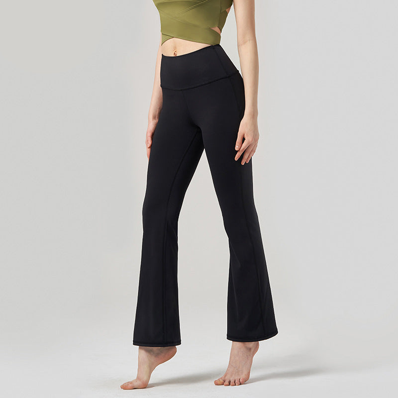 High-waist Flared Pants
