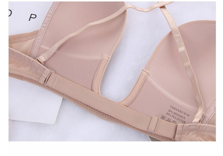 Plunge Low Back Essentials Bra