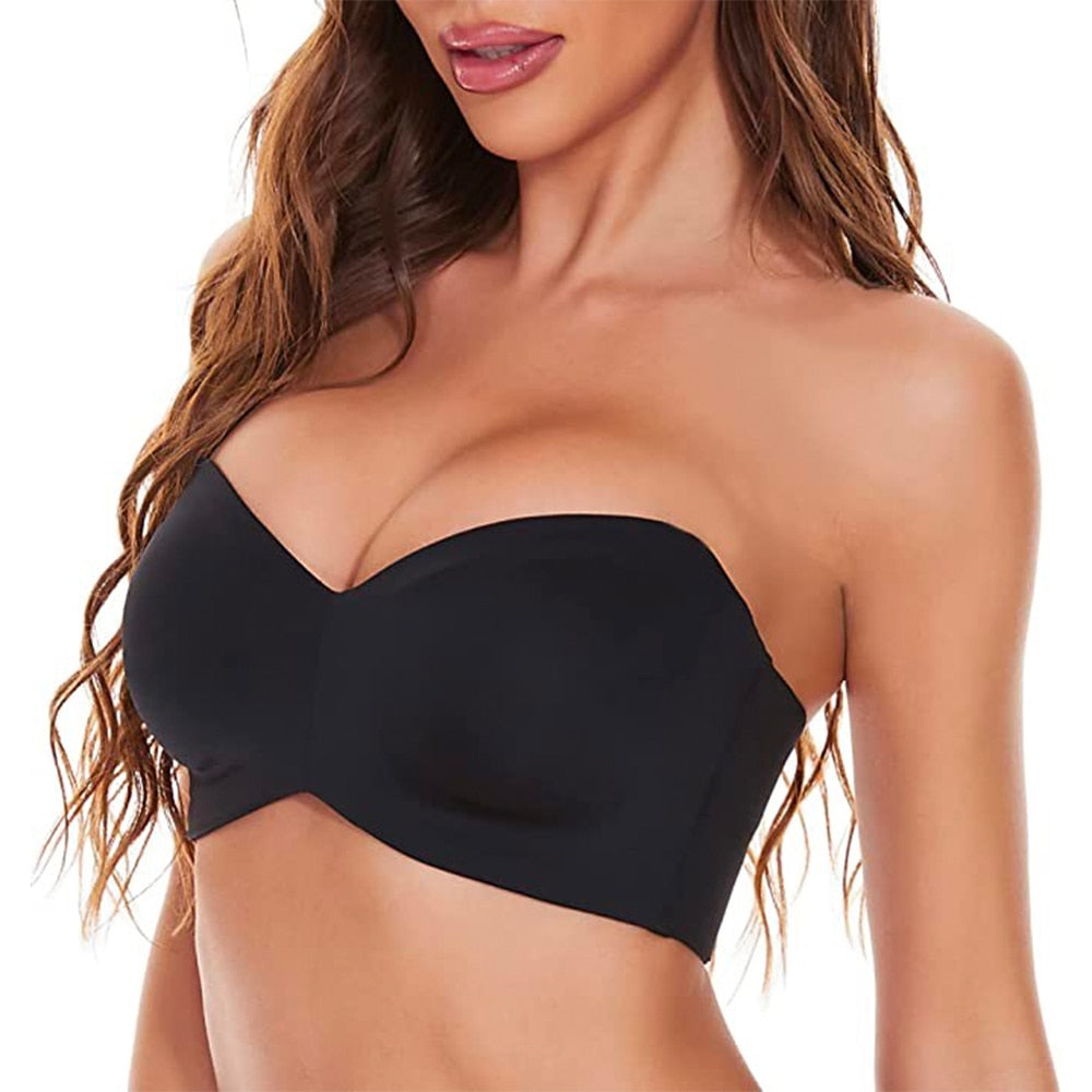 Plus Size Strapless Bra Full Support