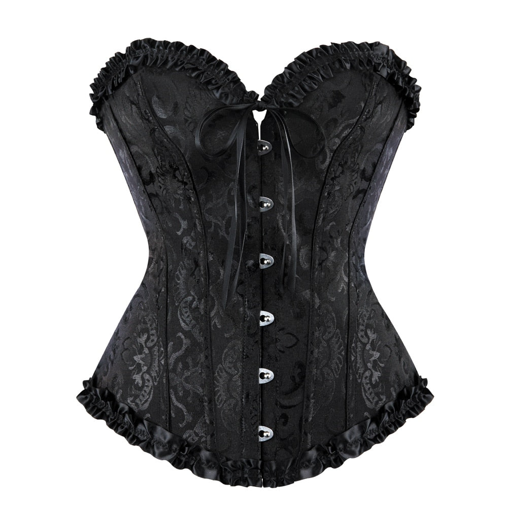 Hook Lace Waist Training Corset