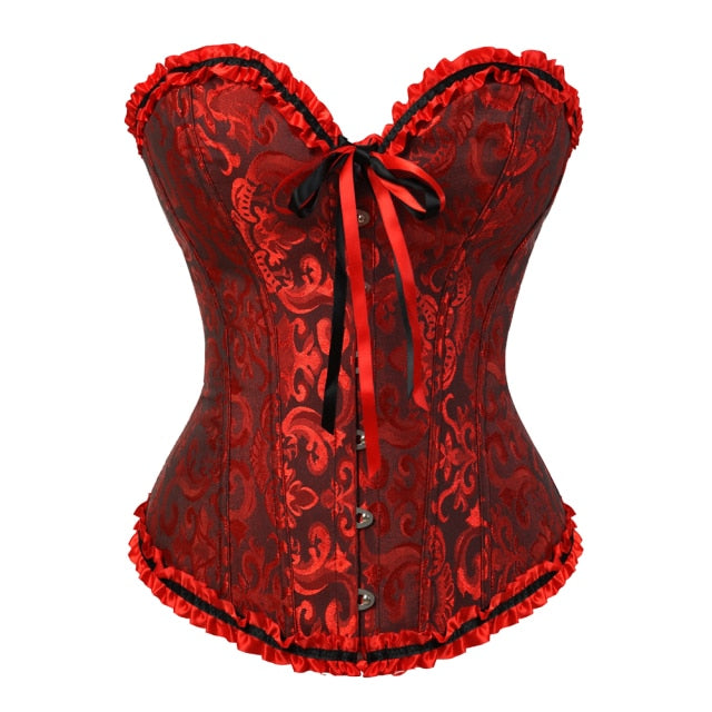 Hook Lace Waist Training Corset