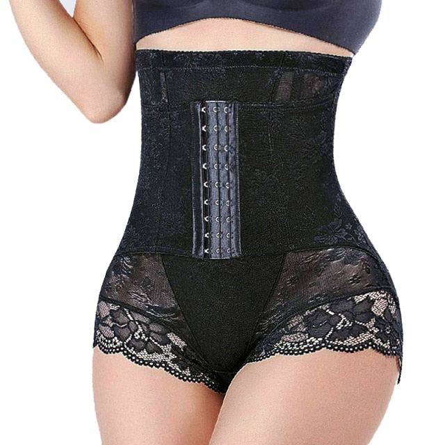 Lace Hook Seamless Shaper Panties